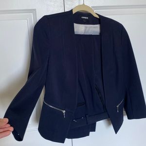 Navy blue express suit